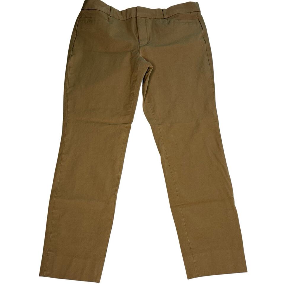Banana Republic Sloan Pants Women’s Size 10 Khaki Slim Fit Ankle Trousers Work